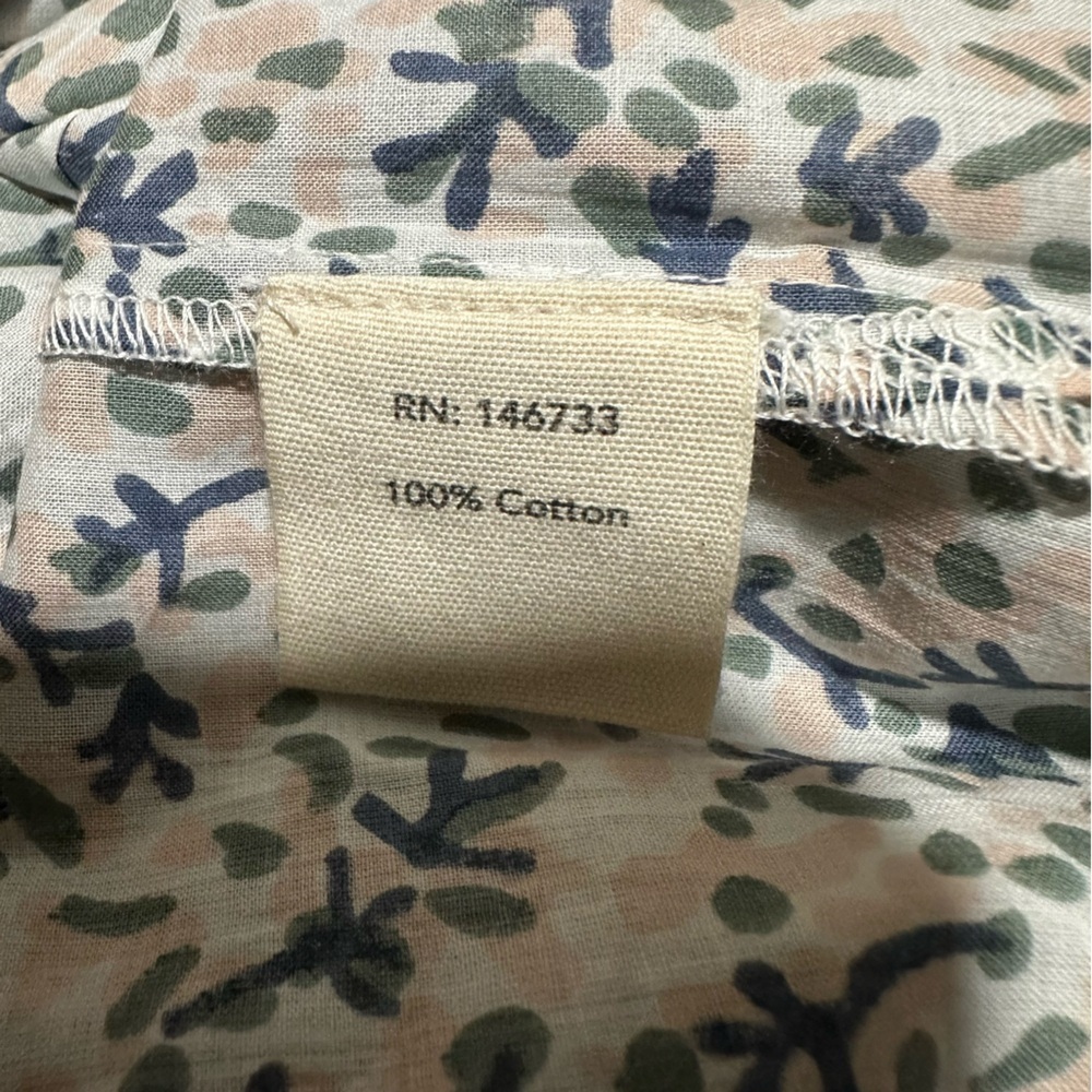 Mirth multicolor Print pajama short sleeve light weight cotton Top size small - Picture 6 of 8